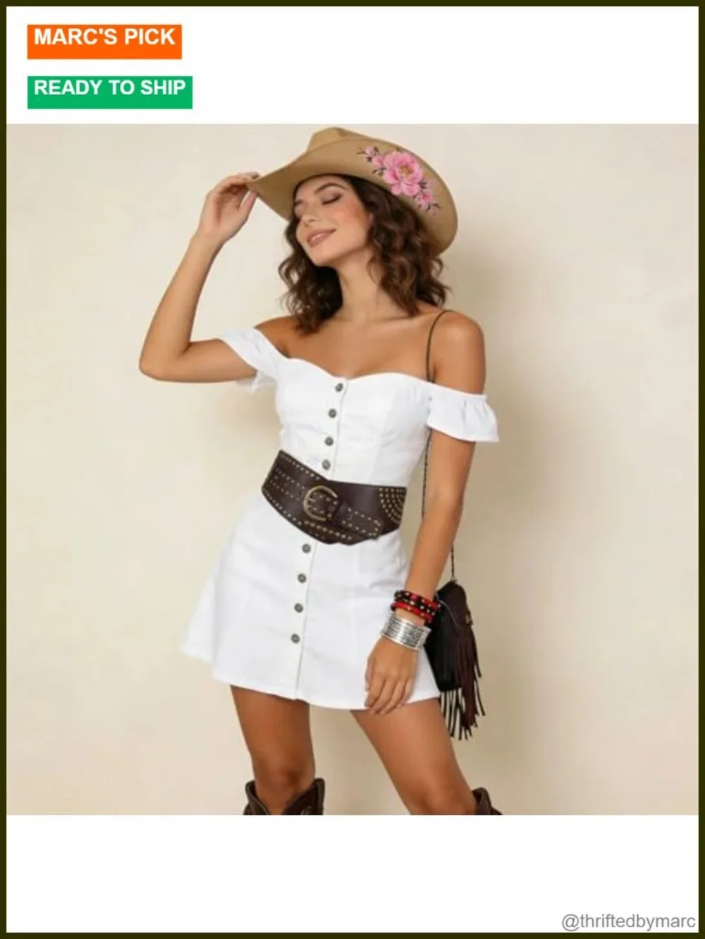 Vintage Wide Elastic Belt Studded Stretchy Waist Belt with Rivets Metal Buckle
